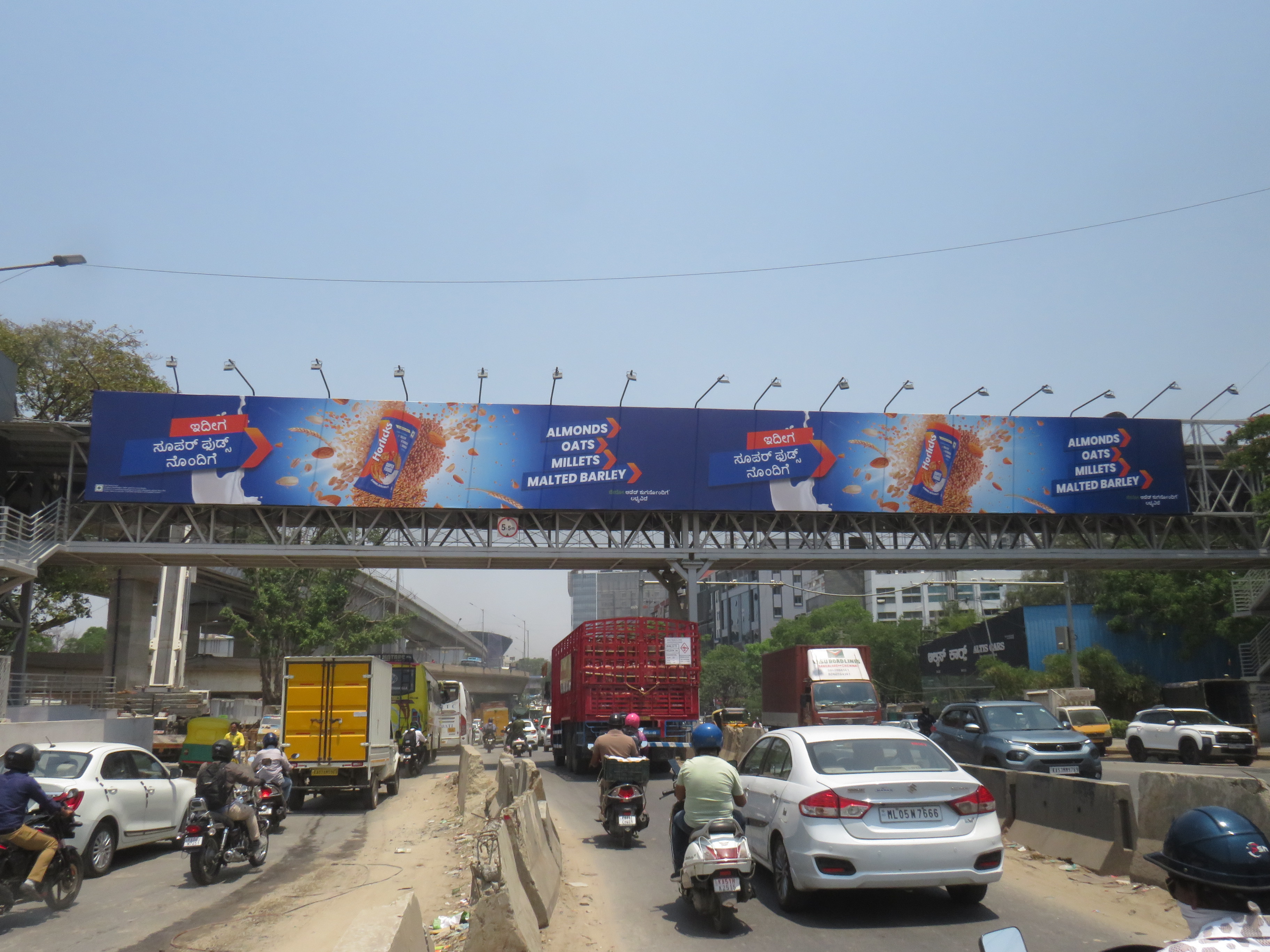 Skywalks & FOB Advertising - Bangalore K.R. Puram